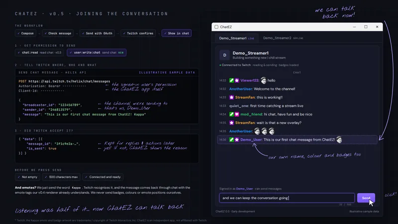 Dev log v0.5: Joining the conversation